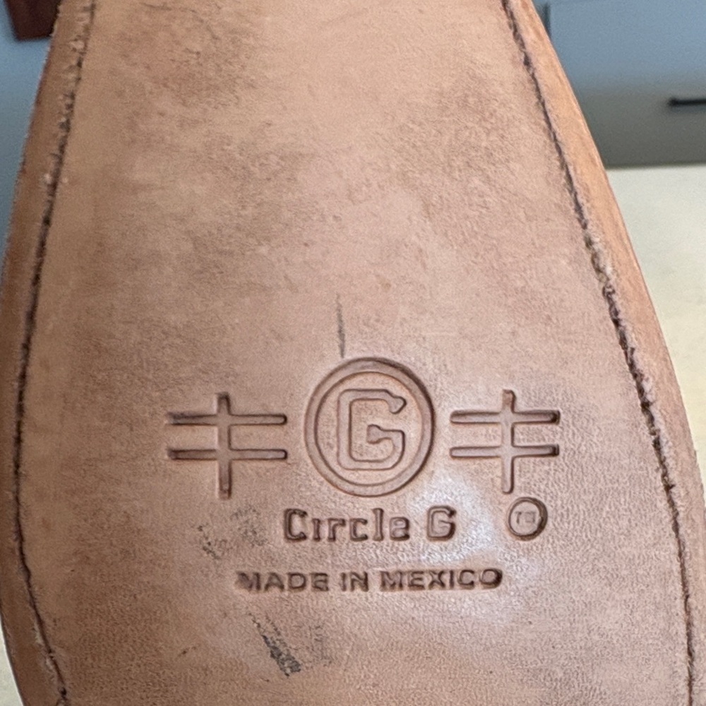 Circle G Turquoise Western Cowboy Boots - Picture 3 of 11